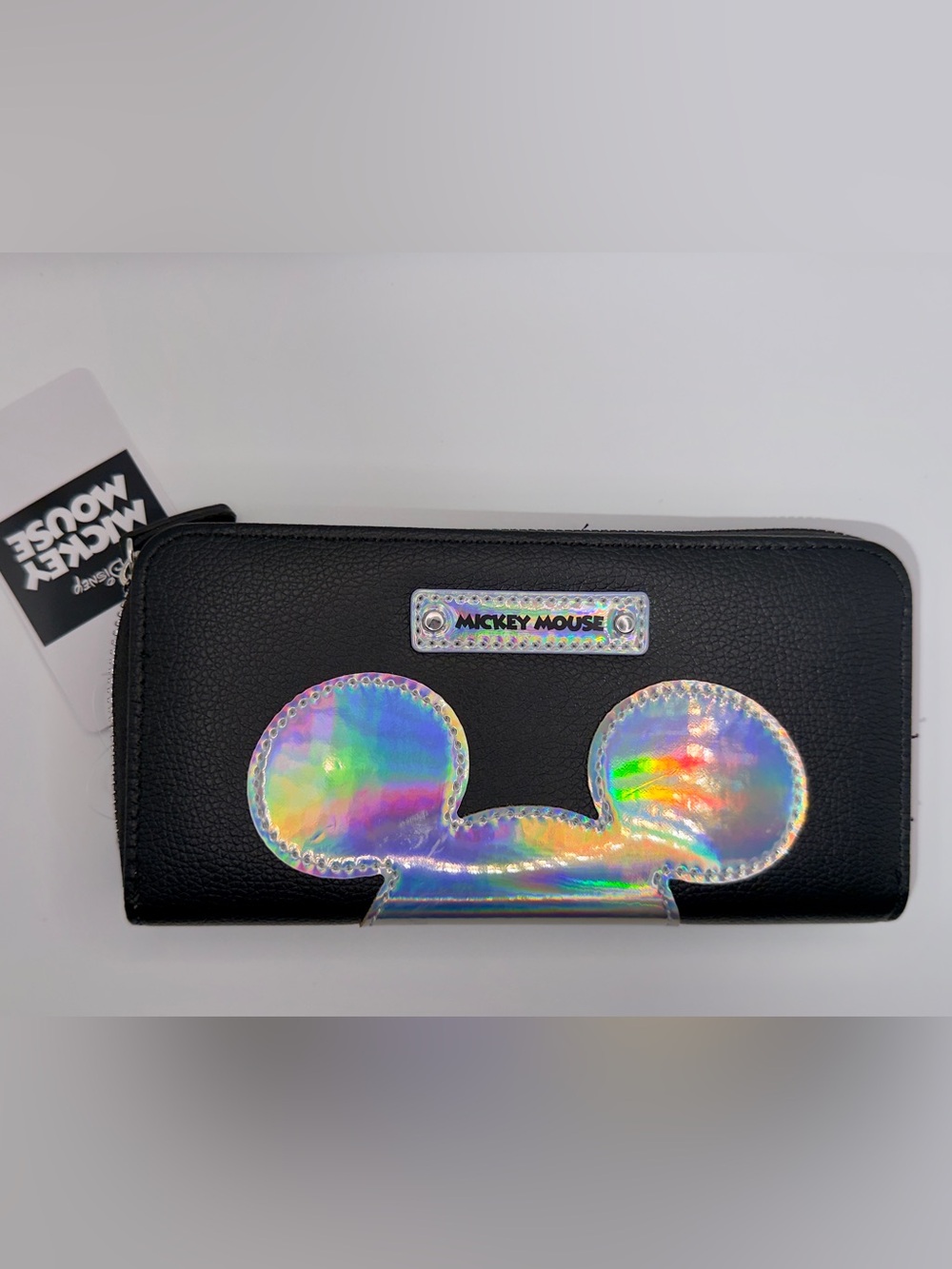 Disney Black Wallet with Holographic Mickey Ears